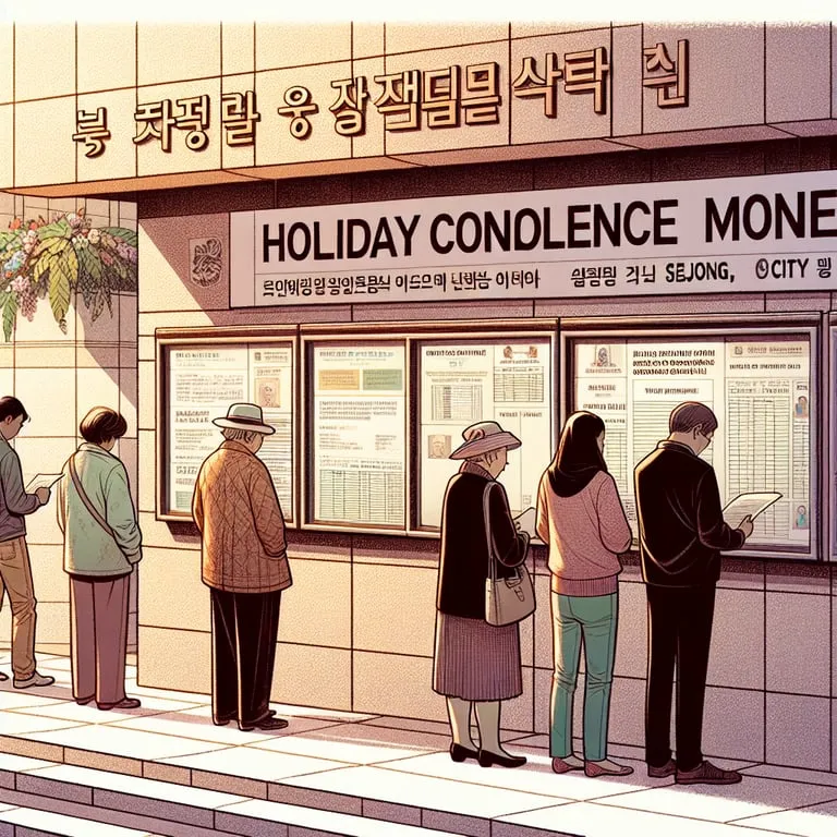 세종시 명절 위문금 지원 안내 및 신청 방법 1 세종시 명절 위문금 지원 안내 및 신청 방법