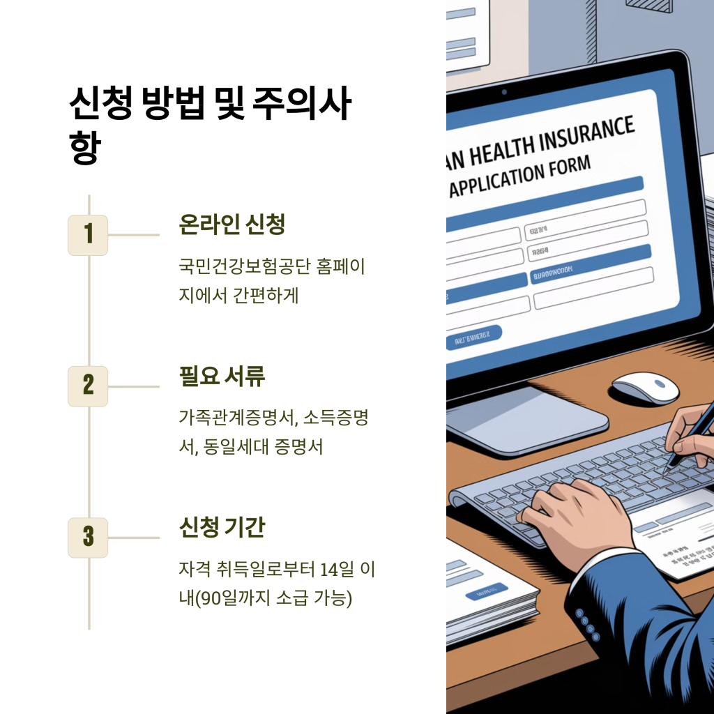 건강보험 피부양자 등록 – 온라인 신청 방법과 준비해야 할 서류 2025 2 3 3