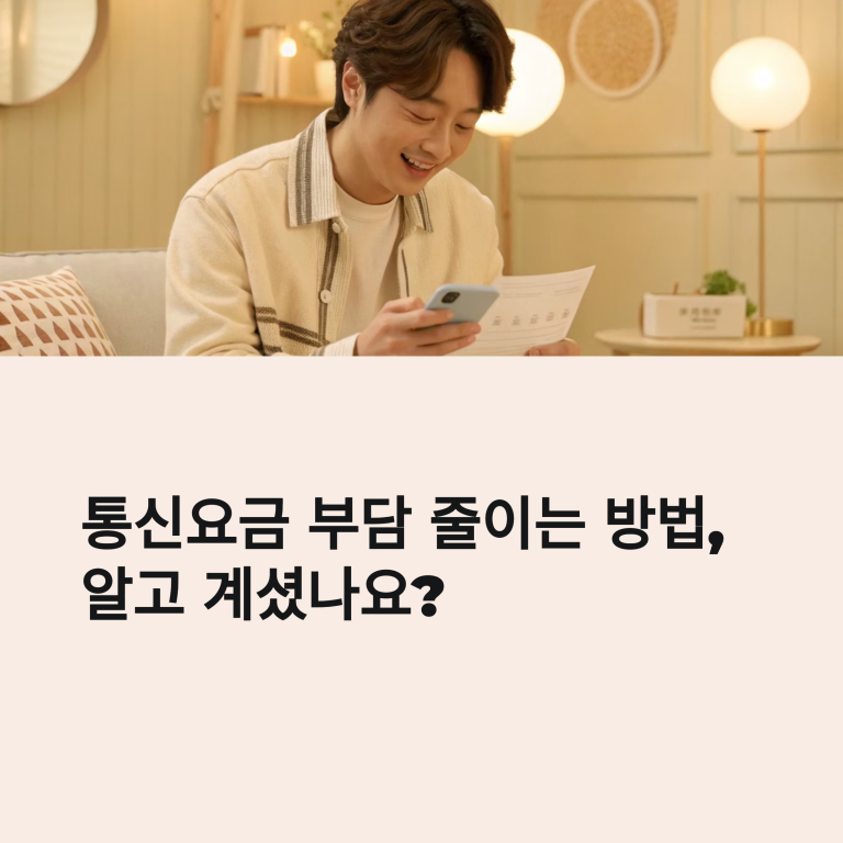 취약계층 통신비