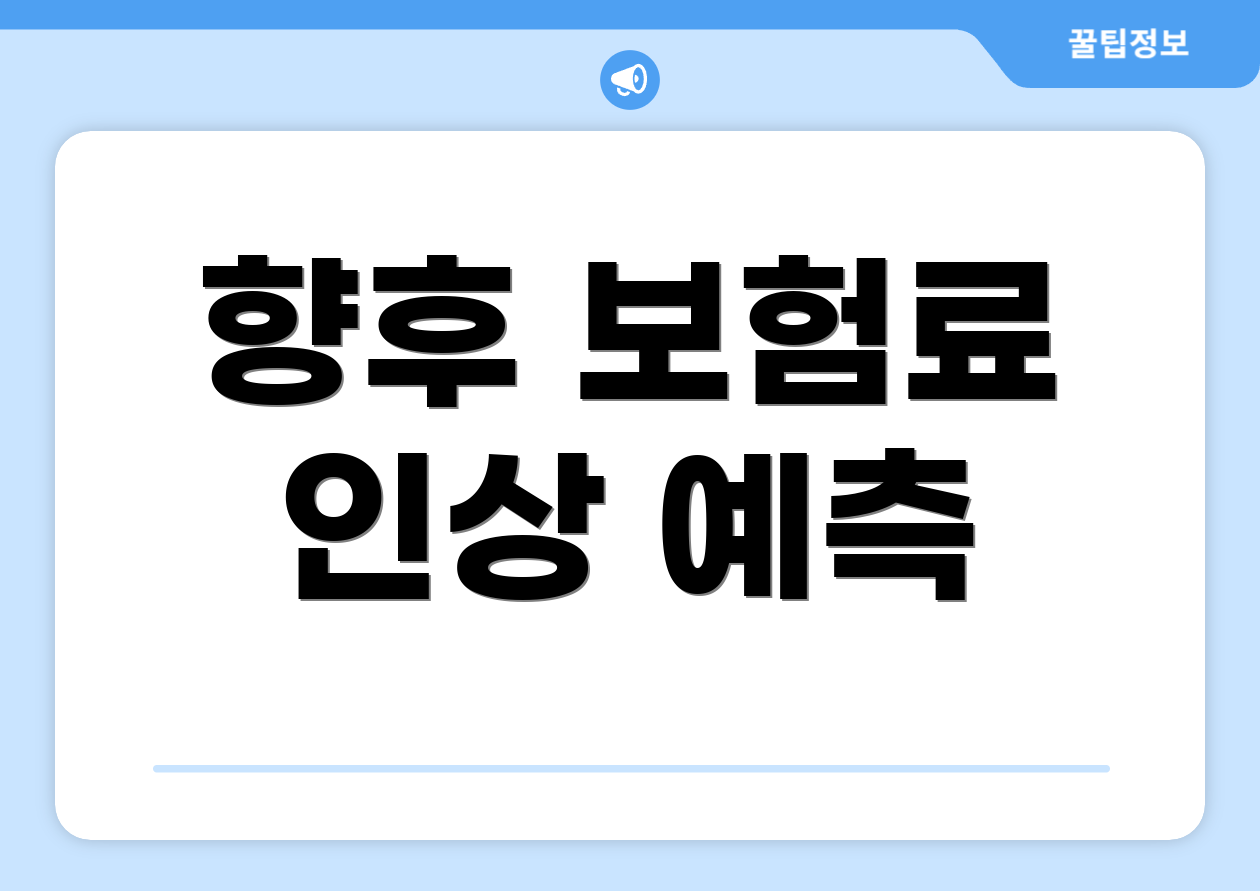 충격적인 건강보험료 60만원, 자주 묻는 질문 Top 6! 5 향후 보험료 인상 예측