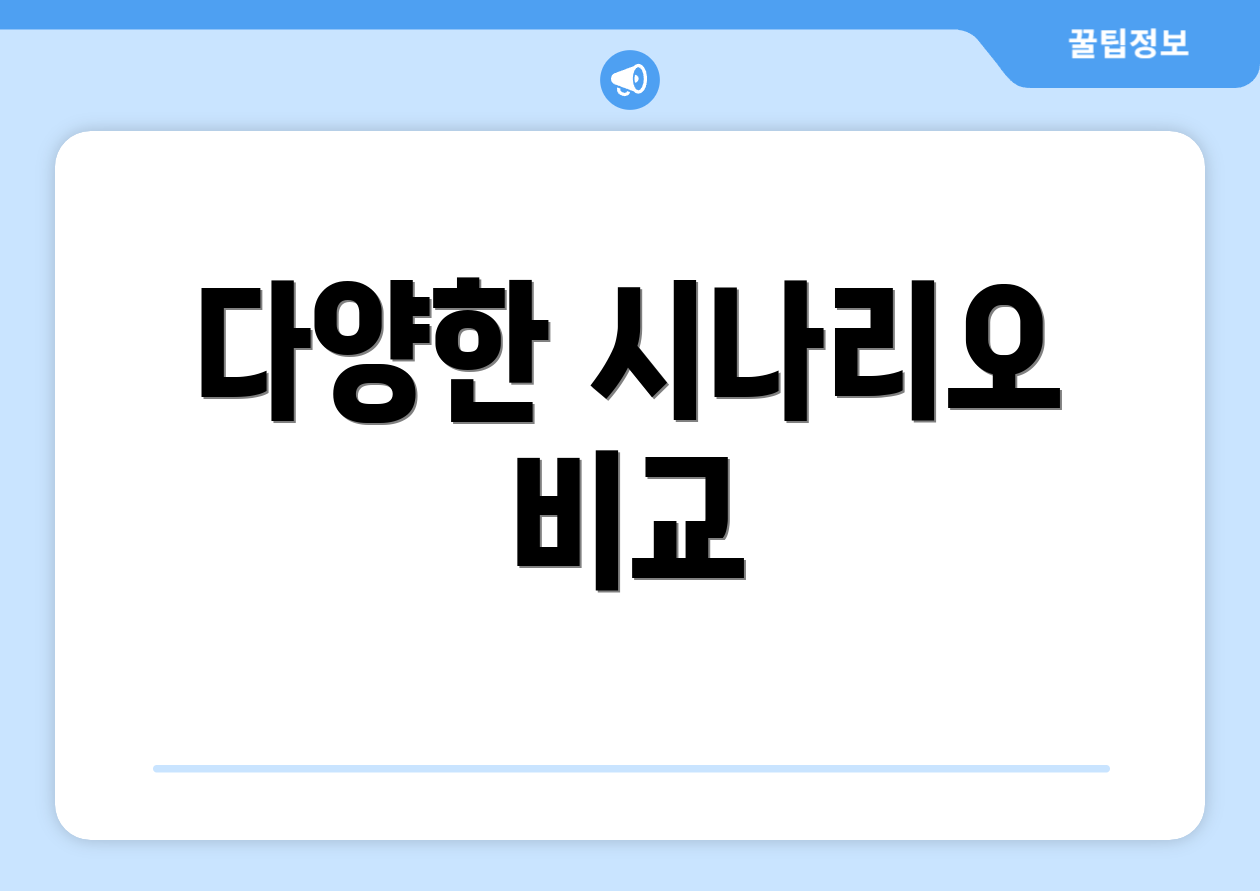 충격적인 시급계산기 세금 비교표 공개! 4 다양한 시나리오 비교