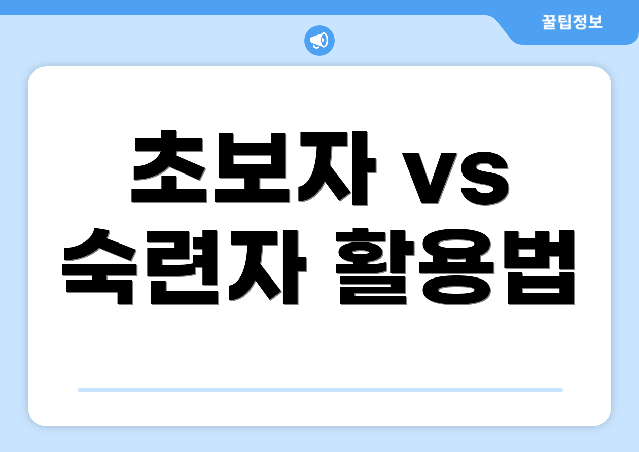 초보자도 쉽게 배우는 네이버 국민비서 알림서비스 7가지 전략 2 초보자 vs 숙련자 활용법