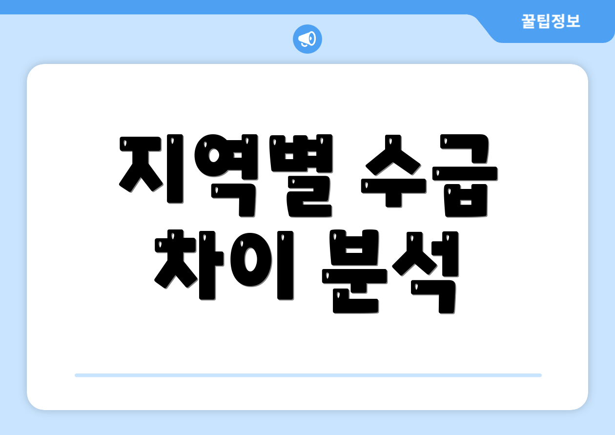 2025 기초연금 금액 인상 체크리스트는? 5 지역별 수급 차이 분석