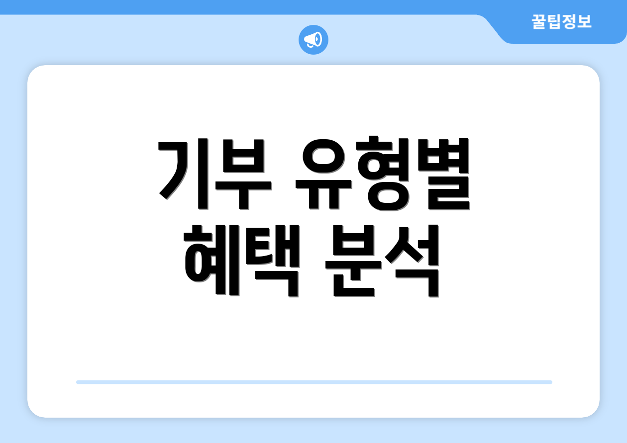 연말정산 기부금 공제 FAQ Top 9 3 기부 유형별 혜택 분석