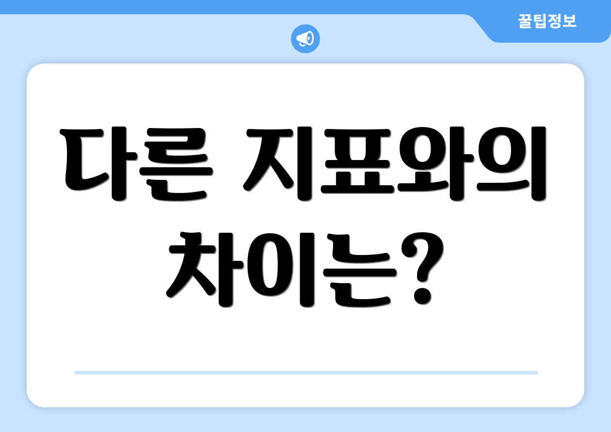 달러인덱스 뜻 완벽 가이드: 비교표 포함 2 다른 지표와의 차이는?