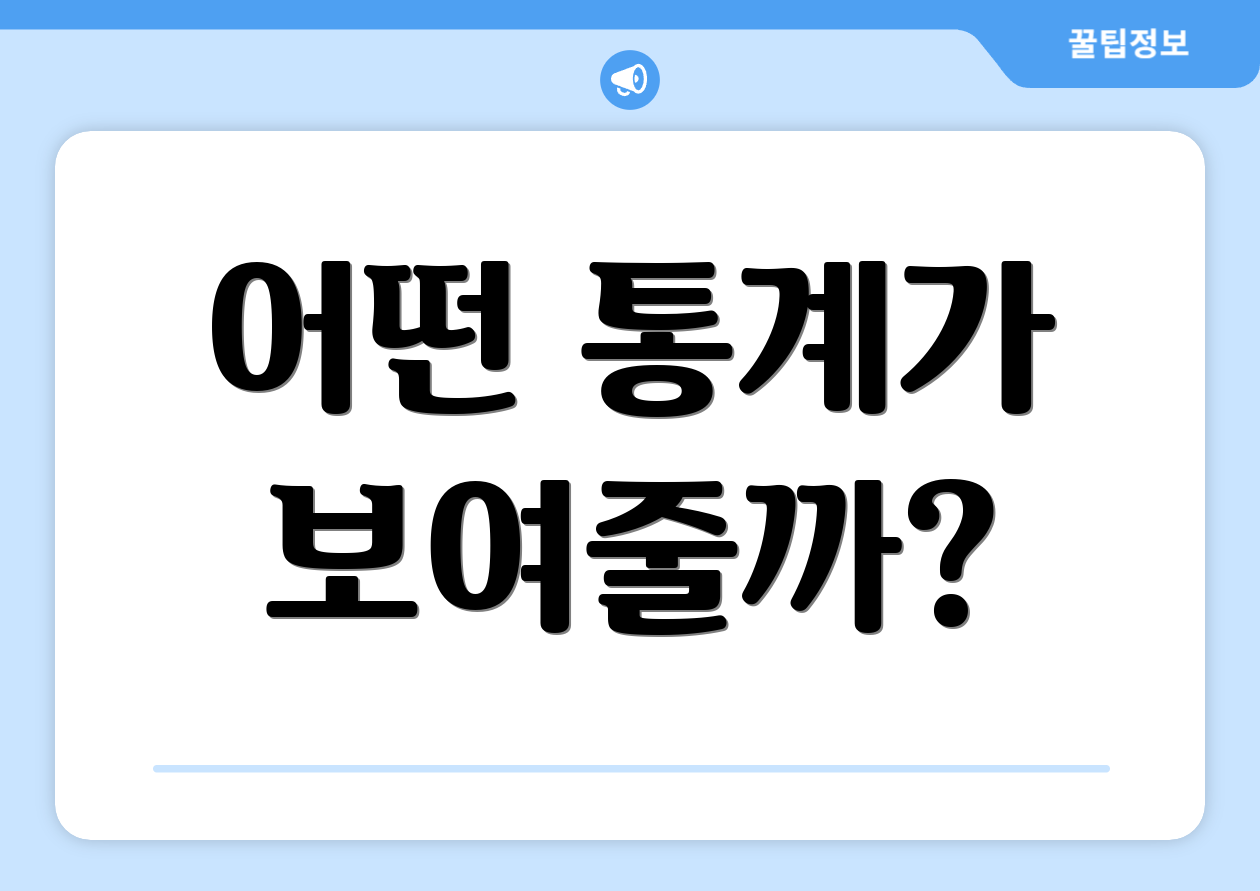 개인연금연말정산 완벽 가이드: 핵심요약 4가지 4 어떤 통계가 보여줄까?